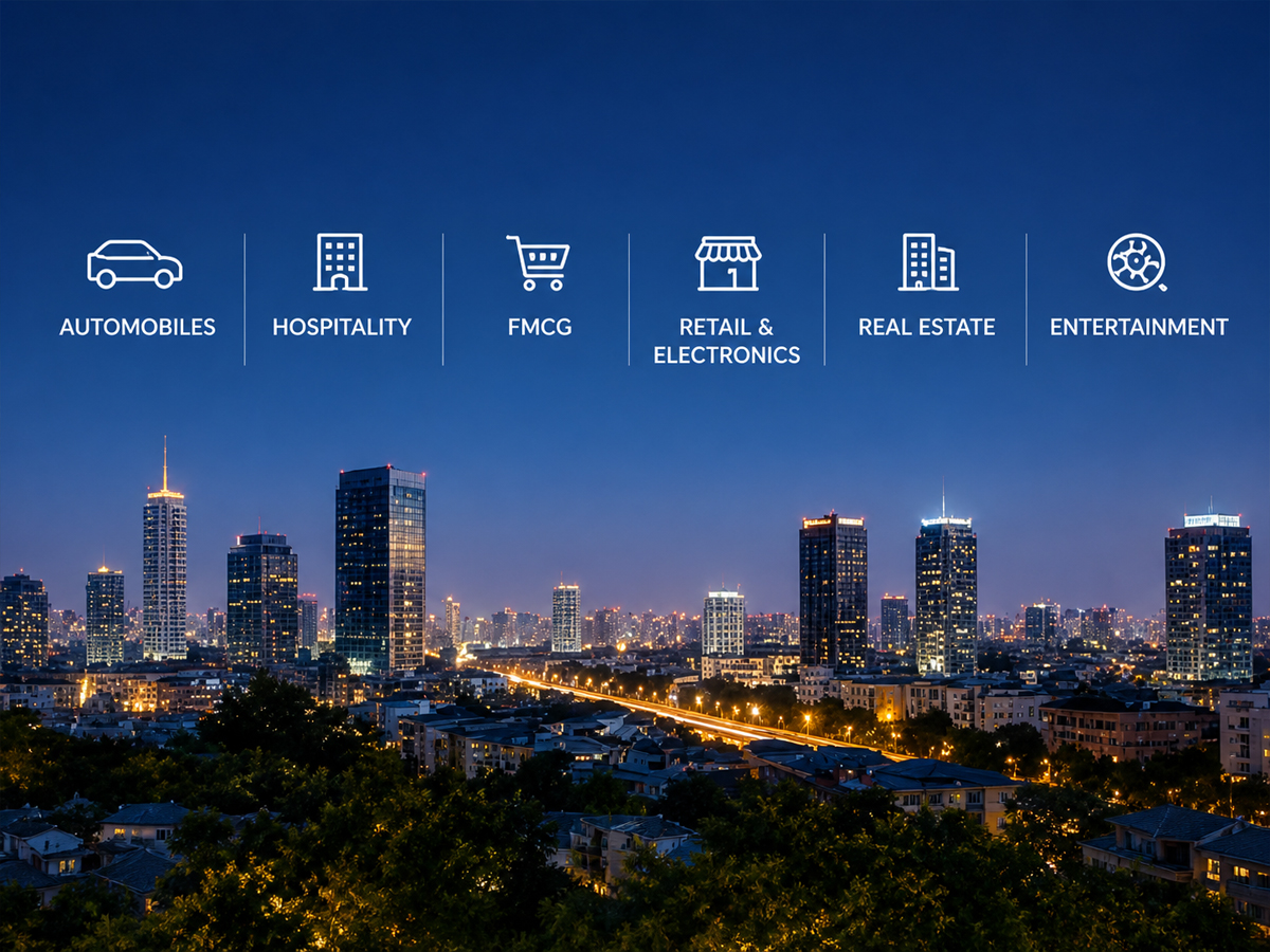Sahu Group diversified businesses automobiles hospitality retail real estate India